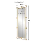 Balkan Tall Mirror, Gold - Image 8
