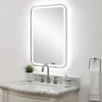 Crofton Lighted Vanity Mirror, Nickel - Image 10
