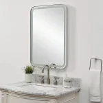 Crofton Lighted Vanity Mirror, Nickel - Image 11