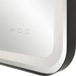 Crofton Lighted Large Mirror, Black - Image 9