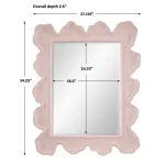 Sea Coral Mirror, Pink - Image 9