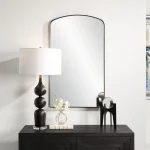Tordera Arch Mirror, Black - Image 5