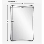 Loudon Vanity Mirror, Black - Image 7