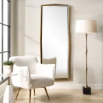 On Point Tall Mirror, Gold - Image 4