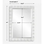 Haya Mirror, White - Image 8