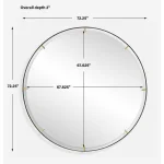 Grand Pendulum Round Mirror - Image 7