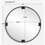 Cornelia Round Mirror - Image 7
