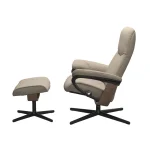 Stressless® Consul (M) Cross Base Recliner with Ottoman - Image 3