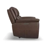 Beau Sable Fabric Power Reclining Loveseat with Power Headrests - Image 5