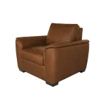 Henry Caramel Leather Chair - Image 7