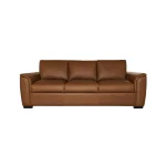 Henry Caramel Leather Sofa - Image 4