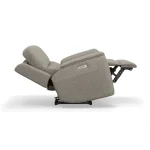 Henry Fog Fabric Power Recliner with Power Headrest & Lumbar - Image 8
