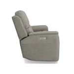 Henry Fog Fabric Power Reclining Sofa with Power Headrests & Lumbar - Image 5