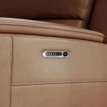 Henry Leather Power Reclining Sectional with Power Headrests & Lumbar - Image 9