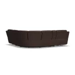 Henry Burnt Umber Leather Power Reclining Sectional with Power Headrest & Lumbar - Image 16