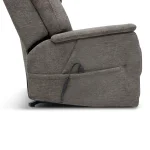 Zecliner Model 3+ Petite Fabric Power Sleep Chair with Power Headrest, Lumbar, Heat & Massage - Image 7