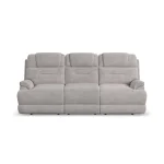 Zecliner Zofa Dove Fabric Power Sleep Sofa with Power Headrests & Lumbar - Image 3