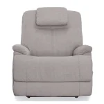 Zecliner Model 1 Dove Fabric Power Sleep Recliner with Power Headrest & Lumbar - Image 4