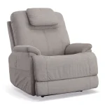 Zecliner Model 1 Dove Fabric Power Lift Sleep Recliner with Power Headrest & Lumbar - Image 16