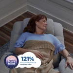 Zecliner Model 2+ Shell Fabric Power Lift Sleep Recliner with Power Headrest, Lumbar, Heat & Massage - Image 9
