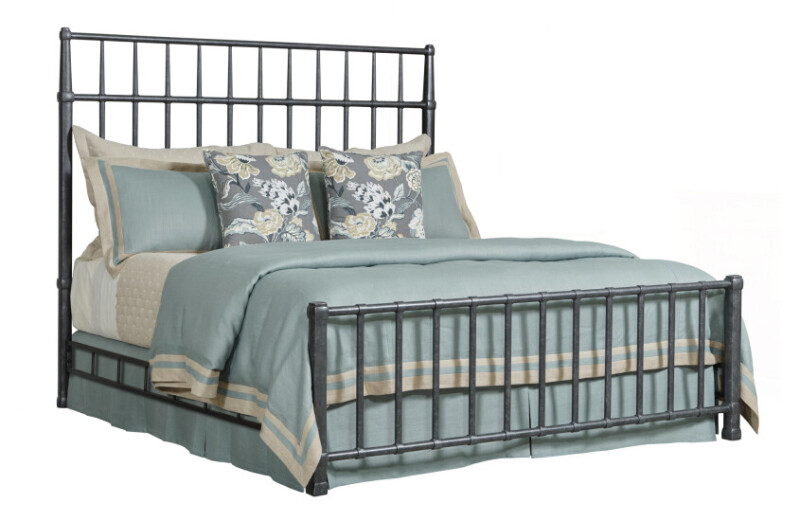 Acquisitions Sylvan King Metal Bed - Complete