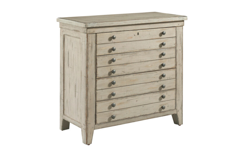 Acquisitions Brimley Map Drawer Bachelor's Chest - Cameo Finish