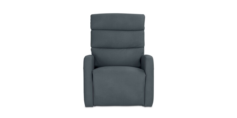 Hudson Leather Track Arm Zero Gravity Power Recliner