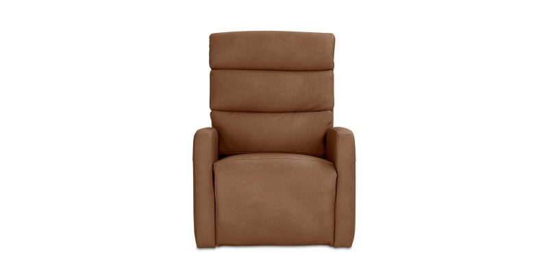 Hudson Leather Track Arm Zero Gravity Power Recliner