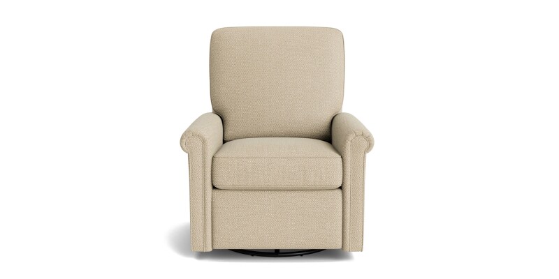 Thompson Panel Arm Swivel Glider Chair