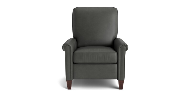 Thompson Leather Panel Arm Manual Recliner