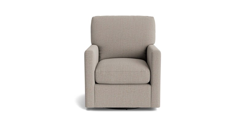 Trent Thin Track Arm Swivel Glider Chair