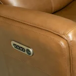 Alister Sedona Leather Power Gliding Recliner with Power Headrest and Lumbar - Image 8