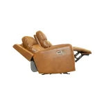 Alister Sedona Leather Power Gliding Loveseat with Console, Power Headrests & Lumbar - Image 15