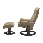 Stressless® Sunrise (M) Classic Base Recliner with Ottoman - Image 3