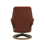 Stressless® Sunrise (M) Signature Base Recliner with Ottoman - Image 4
