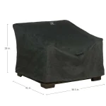 Low Back Lounge Chair Cover - Heather Gray