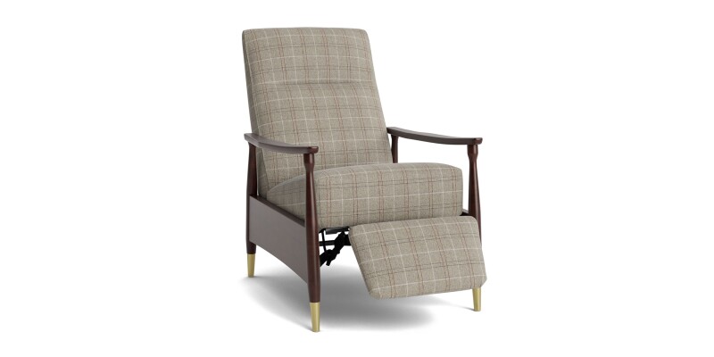 Maris Manual Recliner with Wood Frame