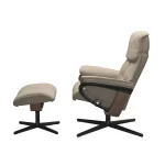 Stressless® Ruby (M) Cross Base Recliner with Ottoman - Image 3