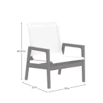 Seashore N-dura Wood Outdoor Lounge Chair