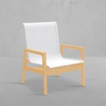 Seashore N-dura Wood Outdoor Lounge Chair - Image 4