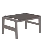 Seashore N-dura Wood Outdoor Sling Ottoman