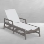 Seashore N-dura Wood Outdoor Chaise Lounge - Image 3