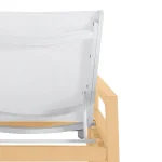 Seashore N-dura Wood Outdoor Chaise Lounge - Image 10