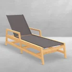 Seashore N-dura Wood Outdoor Chaise Lounge - Image 11