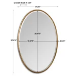 Herleva Oval Mirror - Image 6