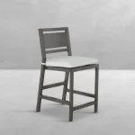 Avondale Wrought Aluminum Outdoor Counter Stool - Image 7