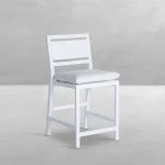 Avondale Wrought Aluminum Outdoor Counter Stool - Image 9
