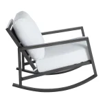 Avondale Wrought Aluminum Outdoor Lounge Rocker Chair - Image 18