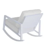 Avondale Wrought Aluminum Outdoor Lounge Rocker Chair - Image 31