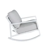 Avondale Wrought Aluminum Outdoor Lounge Rocker Chair - Image 14